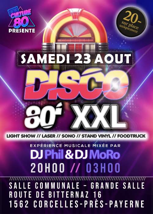 Date: 23 / 08 / 2025 ¦ 80XXL - Corcelles